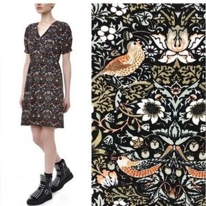 Marc Jacobs Strawberry Thief Dress Birds Print